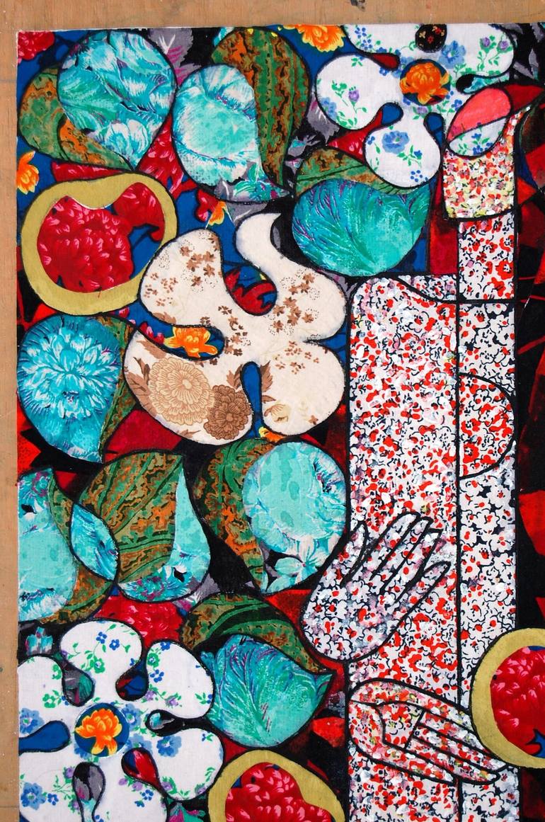 Original Art Deco People Collage by Aleksandr Breskin
