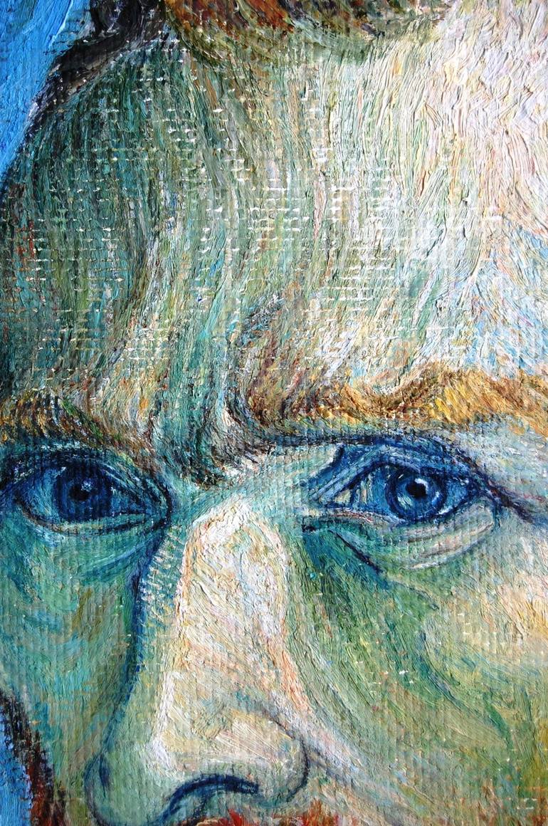 Original Impressionism Portrait Painting by Aleksandr Breskin