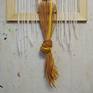 Handmade, the natural color of the wood has been preserved, sanded and varnished. White nylon cord 0.25 cm in diameter hangs freely, sways in a slight draft, imitates curtains. A portrait of a mythical creature that lives in every home. Author's improvisation.
The wall sculpture is ready to hang.