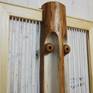 Handmade, the natural color of the wood has been preserved, sanded and varnished. White nylon cord 0.25 cm in diameter hangs freely, sways in a slight draft, imitates curtains. A portrait of a mythical creature that lives in every home. Author's improvisation.
The wall sculpture is ready to hang.