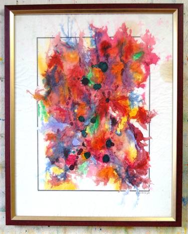 Original Abstract Expressionism Abstract Paintings by Aleksandr Breskin