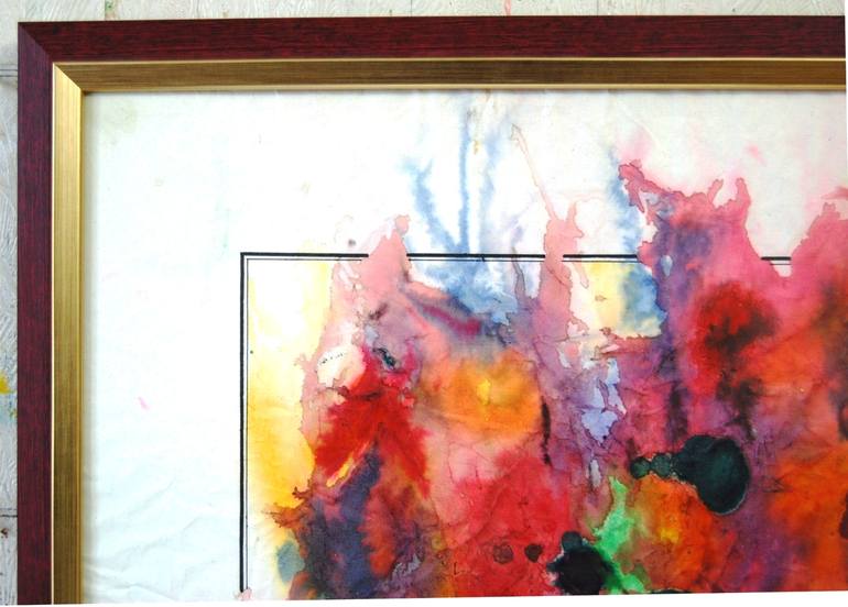 Original Abstract Expressionism Abstract Painting by Aleksandr Breskin