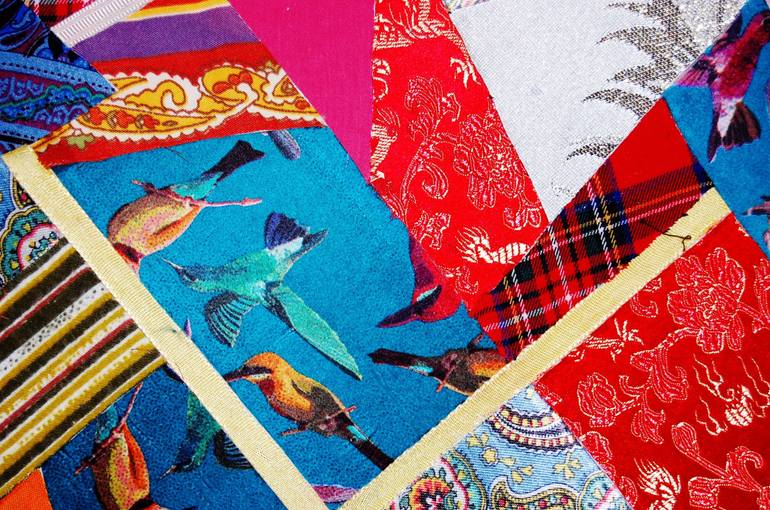 Original Art Deco Animal Collage by Aleksandr Breskin