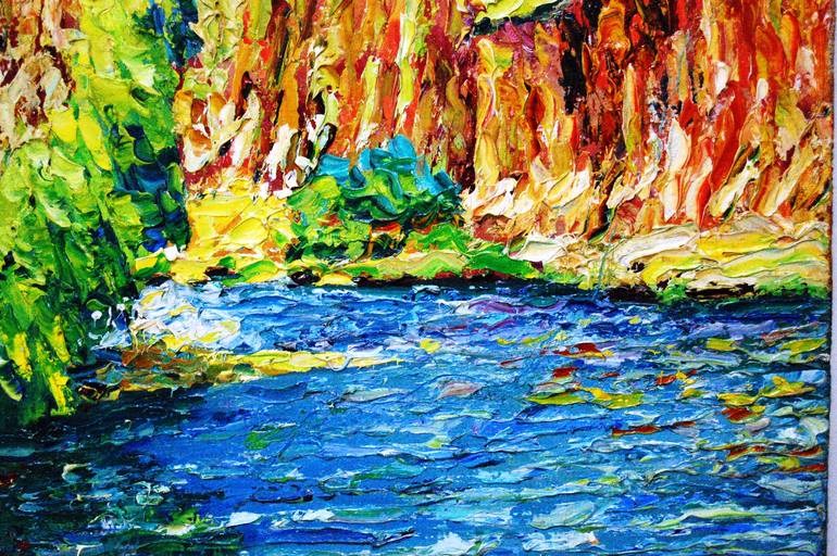 Original Expressionism Landscape Painting by Aleksandr Breskin