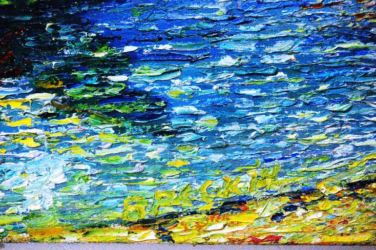 Original Expressionism Landscape Painting by Aleksandr Breskin