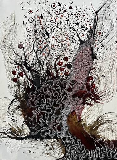 Saatchi Art Artist Sara Willett; Painting, “Dehiscense i” #art