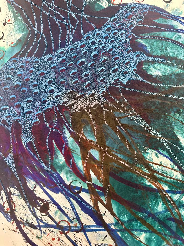 Original Abstract Painting by Sara Willett