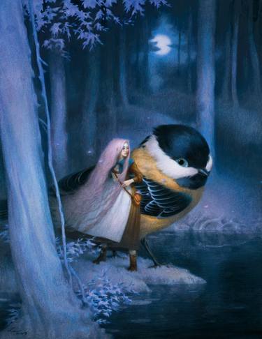 Original Fantasy Painting by Tran Nguyen