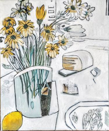 Landscape on Table: Coneflowers and Sourdough thumb