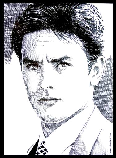 Alain Delon Portrait by EnricBug thumb