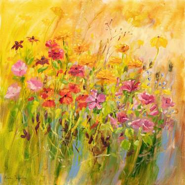 Original Impressionism Floral Paintings by Emelie Jegerings
