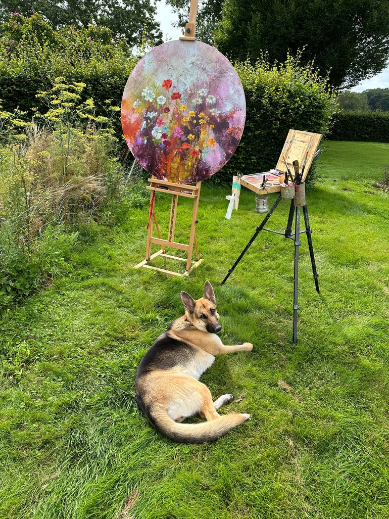 Original Impressionism Nature Painting by Emelie Jegerings