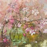 Magnolias in a vase by Emelie Jegerings