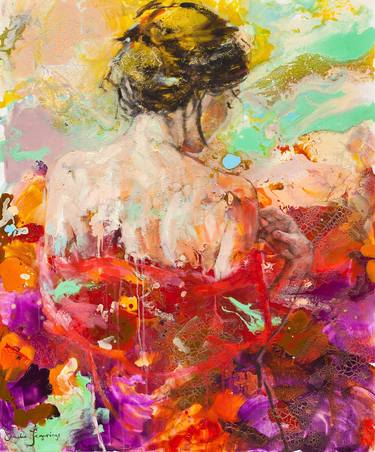 Print of Impressionism Women Paintings by Emelie Jegerings