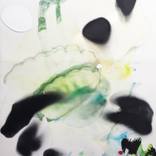 Untitled (greeen mylar) by Richard Feaster