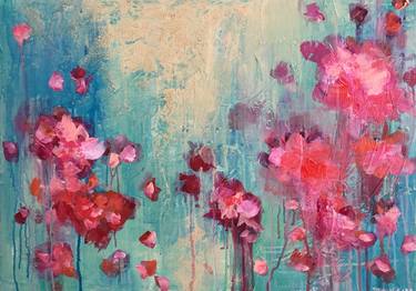 Original Floral Paintings by sara tognon