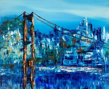 Saatchi Art Artist Brian Higgins; Paintings, “Golden Gate Blues” #art
