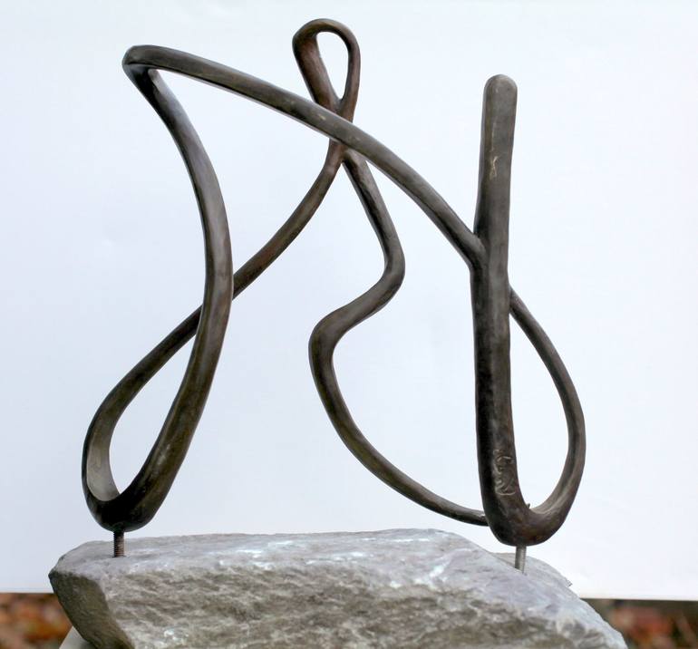 Original Conceptual Calligraphy Sculpture by Asia Chan-Rose