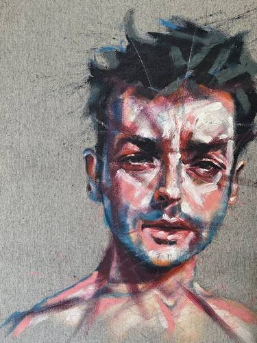 Original Abstract Portrait Paintings by Mark James O'Connell