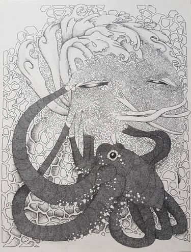 Print of Animal Drawings by Arjan Winkelaar