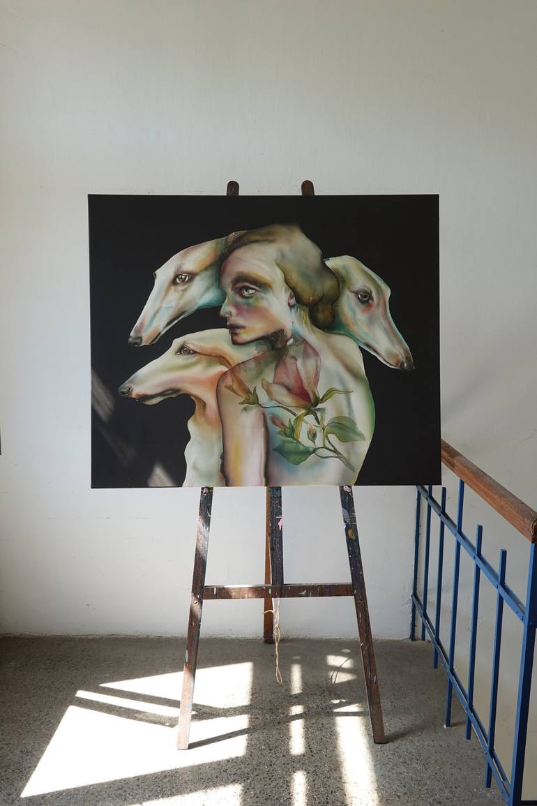 Original Animal Painting by Sabina Sinko