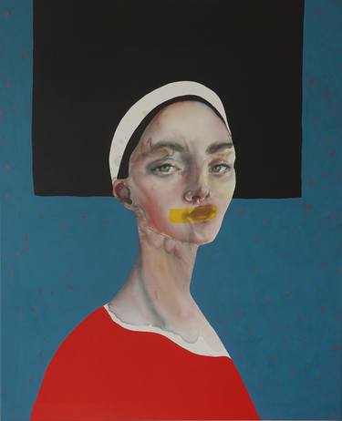 Original Figurative Women Painting by Sabina Sinko