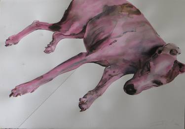 Print of Dogs Paintings by Sabina Sinko