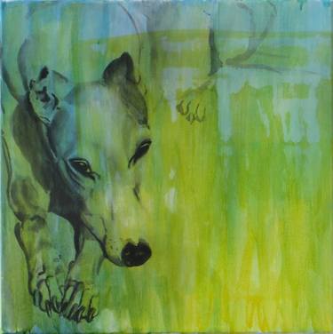 Print of Figurative Dogs Paintings by Sabina Sinko