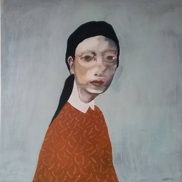 Original Expressionism Portrait Paintings by Sabina Sinko