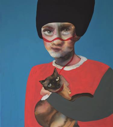 Original Expressionism Portrait Paintings by Sabina Sinko