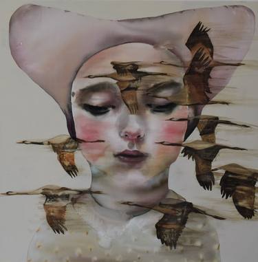 Print of Conceptual Portrait Paintings by Sabina Sinko