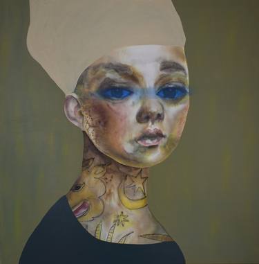 Print of Portrait Paintings by Sabina Sinko