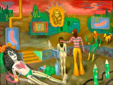 Original Figurative Comics Painting by Taco Eisma