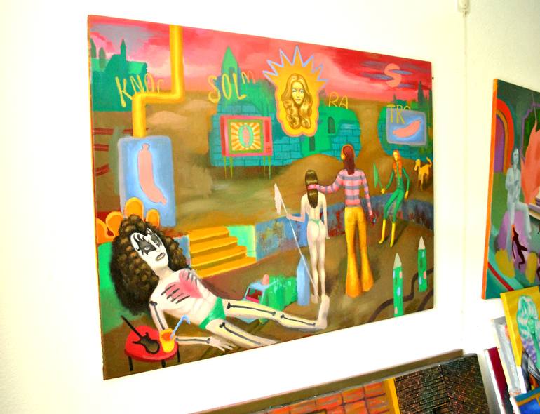 Original Figurative Comics Painting by Taco Eisma