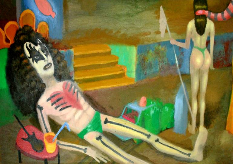 Original Figurative Comics Painting by Taco Eisma