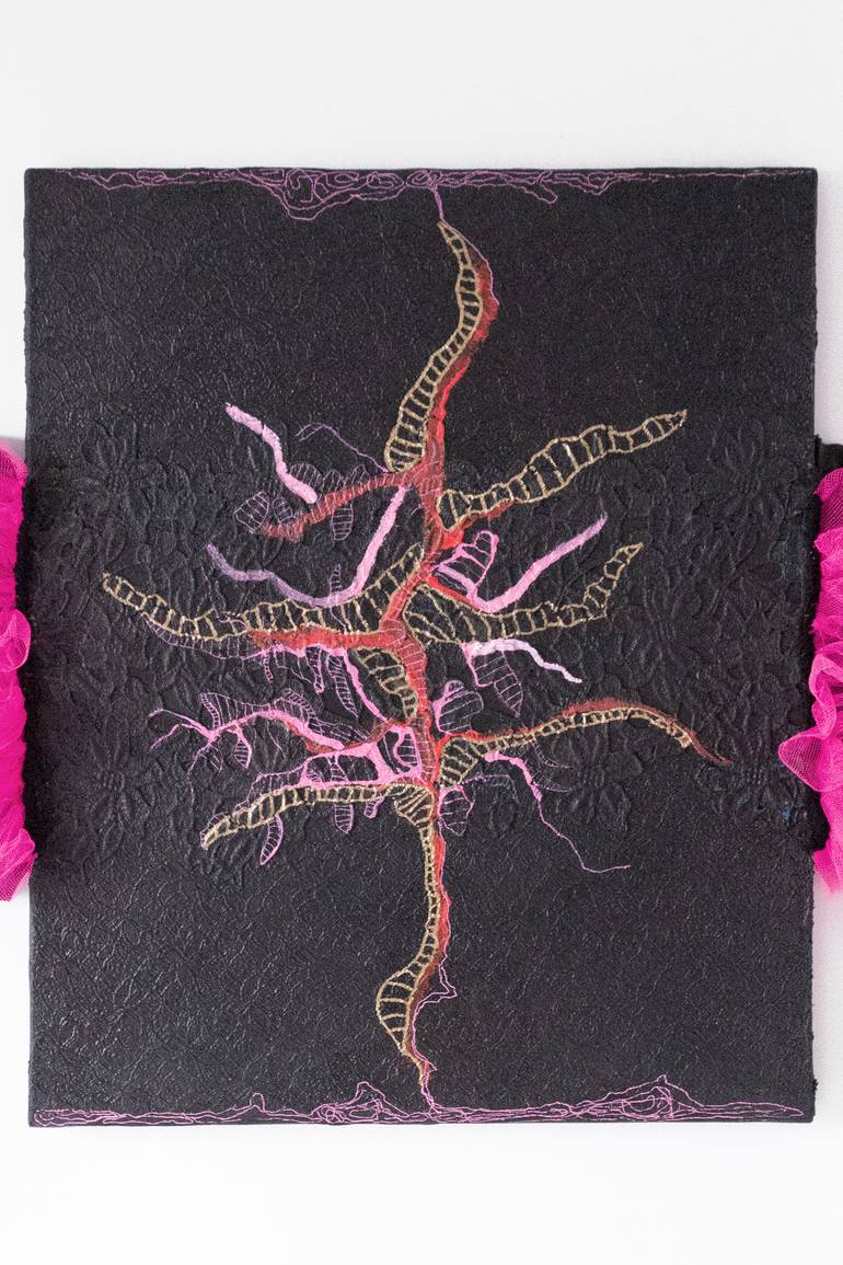 Original Modernism Nature Mixed Media by Andreea Talpeanu