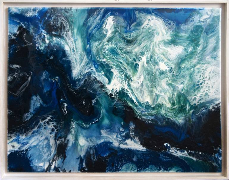 Original Abstract Seascape Painting by Jenny Mc Connell Design