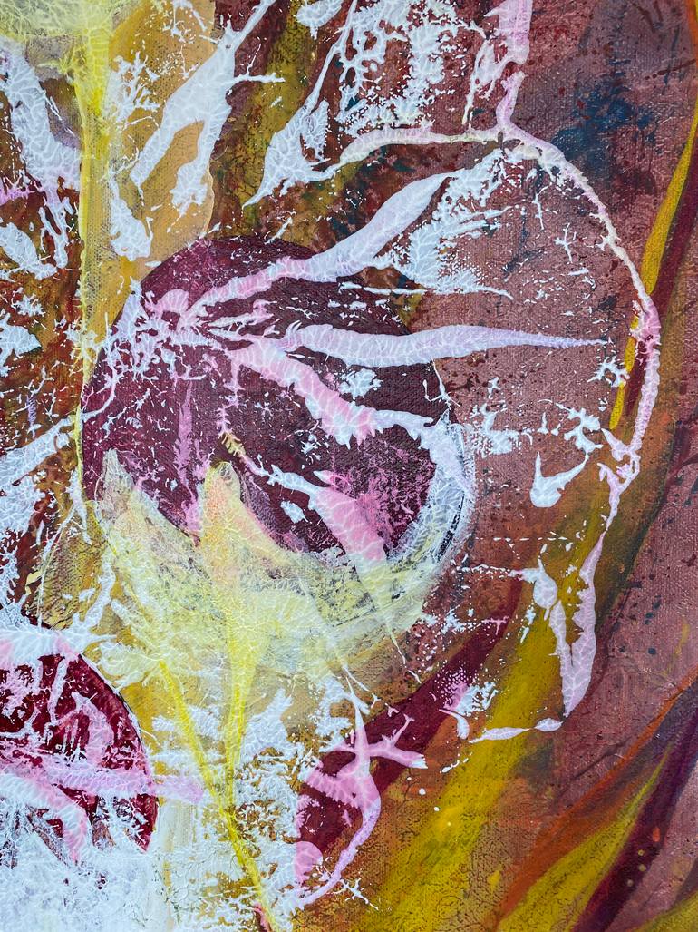 Original Abstract Expressionism Abstract Painting by Denisa Kolarova
