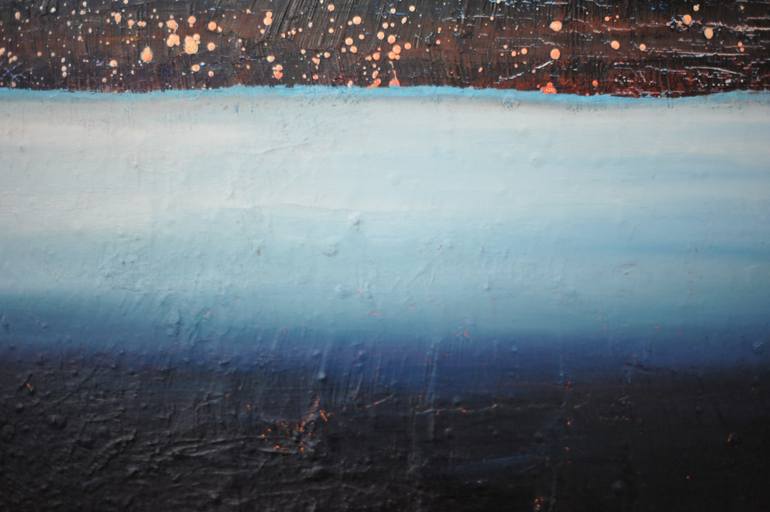 Original Abstract Expressionism Abstract Painting by Denisa Kolarova