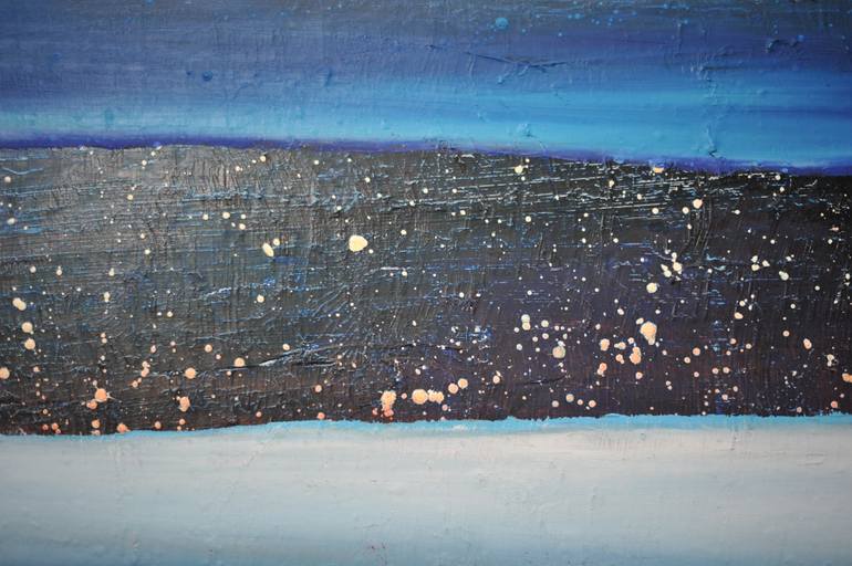 Original Abstract Expressionism Abstract Painting by Denisa Kolarova