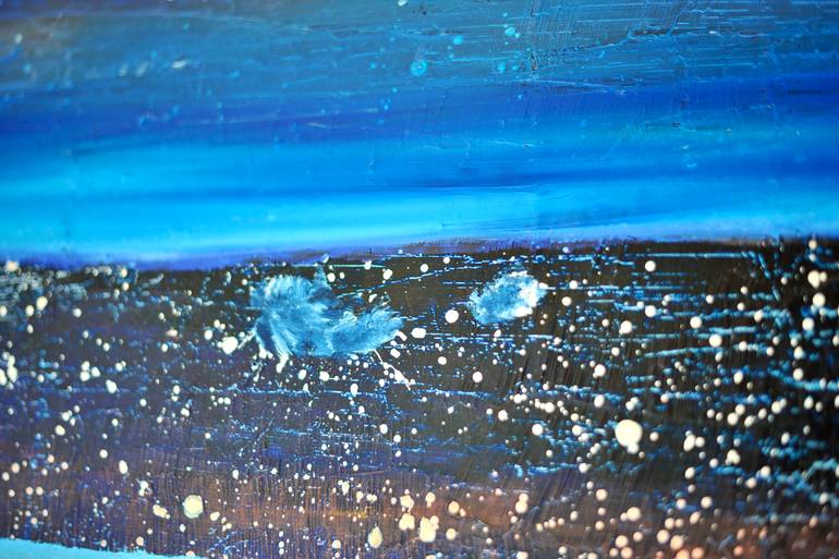 Original Abstract Expressionism Abstract Painting by Denisa Kolarova