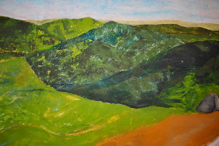 Original Modernism Nature Painting by Denisa Kolarova