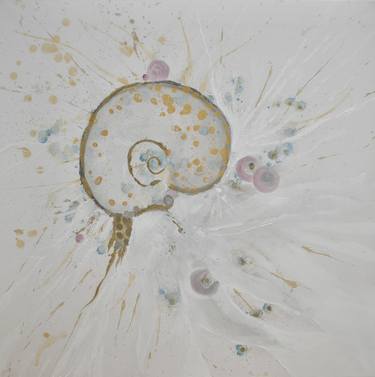 Original Abstract Expressionism Abstract Painting by Denisa Kolarova