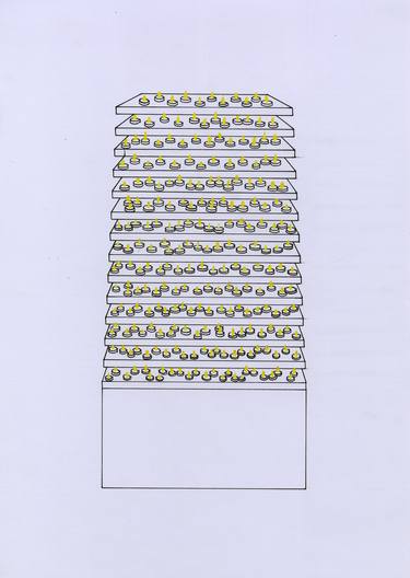 Print of Conceptual Mortality Drawings by Harrison Moore