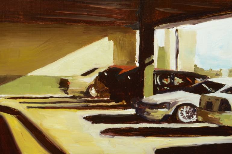 Original Car Painting by Matthew Carter