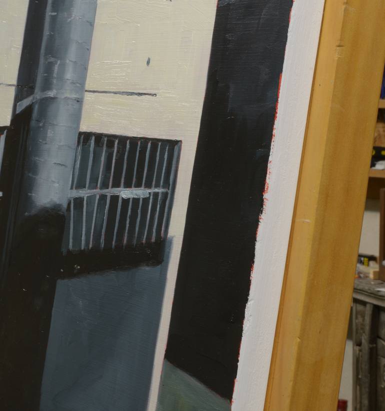 Original Painterly Abstraction Architecture Painting by Matthew Carter