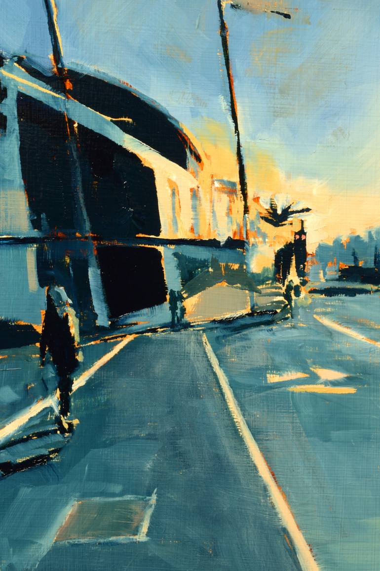 Original Contemporary Cities Painting by Matthew Carter