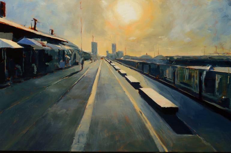 Original Realism Cities Painting by Matthew Carter