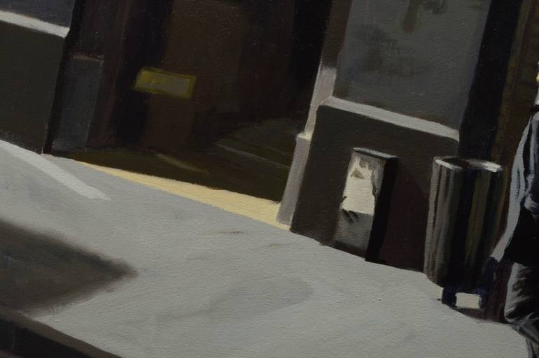 Original Figurative Cities Painting by Matthew Carter