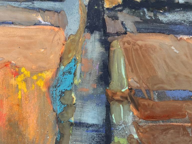 Original Abstract Landscape Painting by David Shkolny